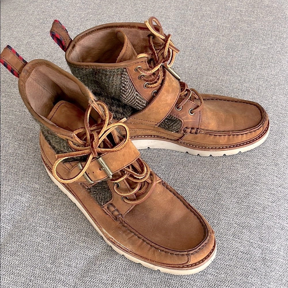 Polo Ralph Lauren Men's Brown Leather Boots